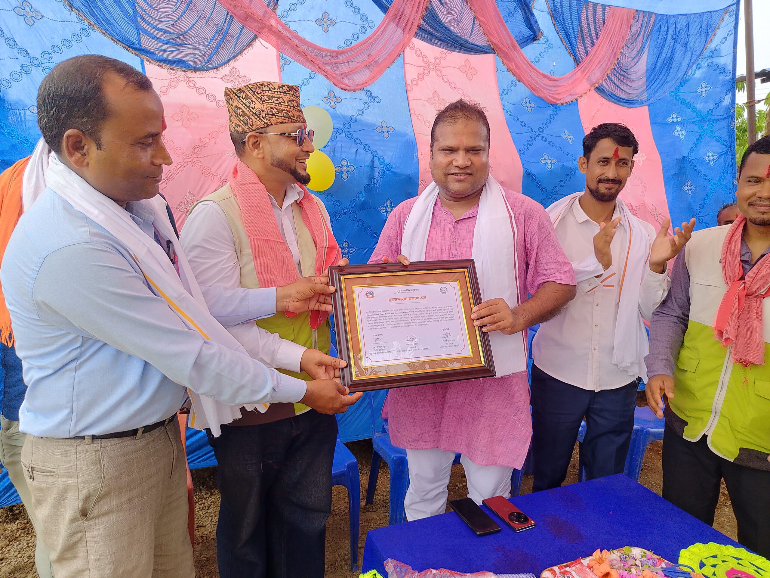 भङ्गहा नगरपालिकामा ७३ परिवारलाई आज नयाँ घर हस्तान्तरण!