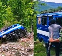 टेम्पो भीरबाट खसालिएको घटना ११ कर्मचारी नियन्त्रणमा